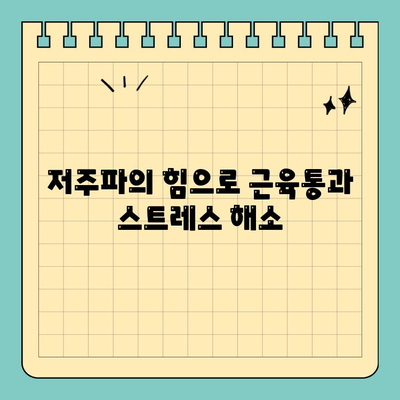 FDA 인증 휴대용 저주파 마사지기 