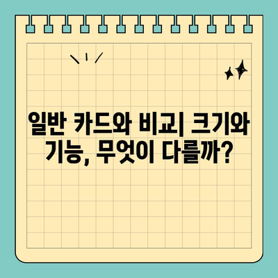 여권 크기 신용카드| 휴대성을 위한 최고의 선택 | 신용카드, 휴대성, 사이즈 비교, 추천