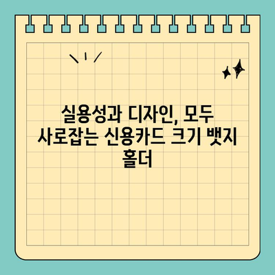 신용카드 크기 뱃지 홀더| 스타일과 실용성의 완벽한 조화 | 액세서리, 뱃지, 카드 홀더, 디자인