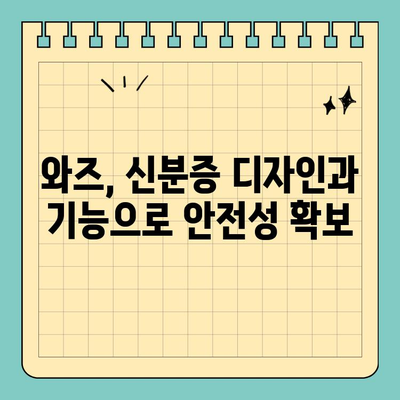 와즈 도청, 신용카드 크기의 새로운 신분증 시행|  변화된 보안 환경과 개인정보 보호 | 와즈, 신분증, 보안, 개인정보