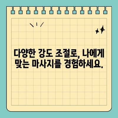 휴대용 FDA 인증 저주파 마사지기 