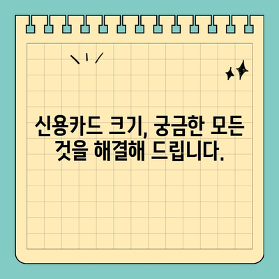 가방 수납백에 딱 맞는 신용카드 크기 비교 분석 | 사이즈 가이드, 인기 카드 추천, 수납 팁