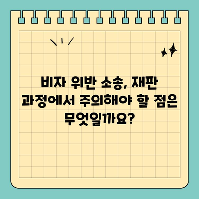 비자 위반 소송| 항소 및 재심 절차 완벽 가이드 | 이민법, 소송, 재판, 법률 팁