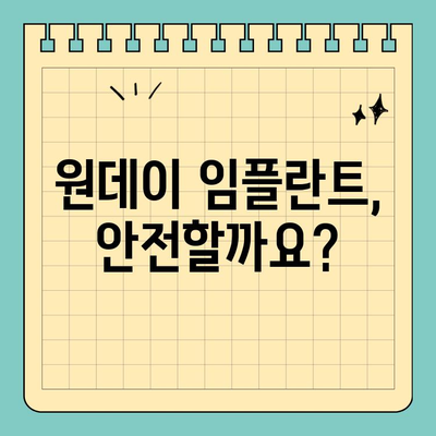 원데이 임플란트| 잇몸과 뼈 상태, 신속 시술 가능할까요? | 임플란트, 당일 시술, 뼈이식, 잇몸상태, 검사