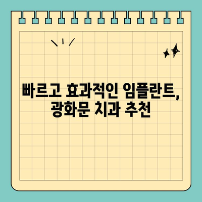 광화문 치과 당일 식립 원데이 임플란트| 성공적인 사례와 경험 공유 | 임플란트, 당일 수술, 광화문 치과, 치과 추천