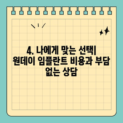 원데이 임플란트| 당일 식립으로 빠른 치료 | 장점, 주의 사항, 비용, 후기
